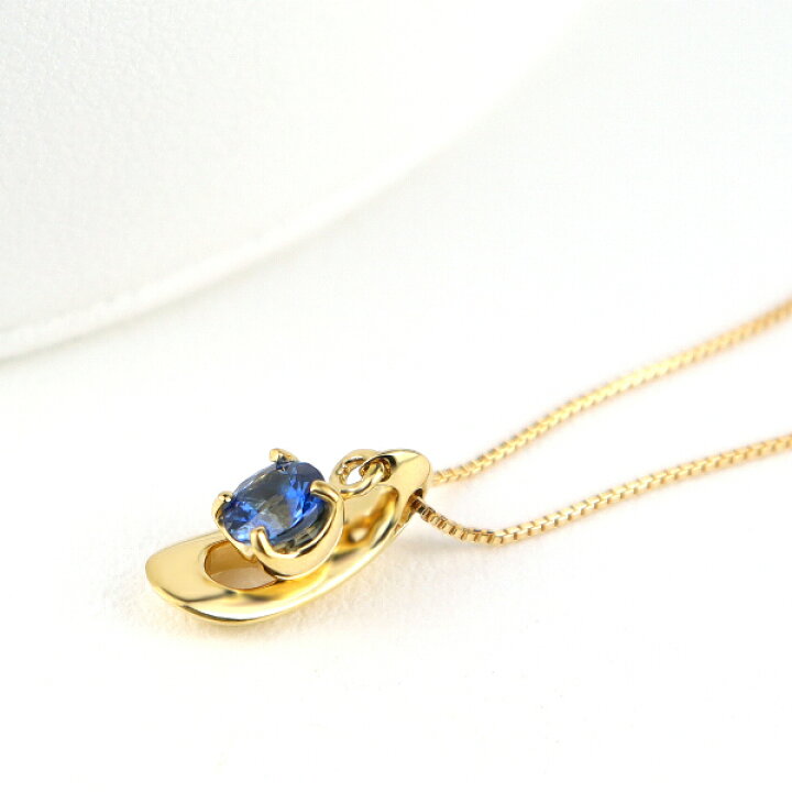 楽天市場】K18 サファイア ドロップ ネックレス ゴールド 18金 18k 