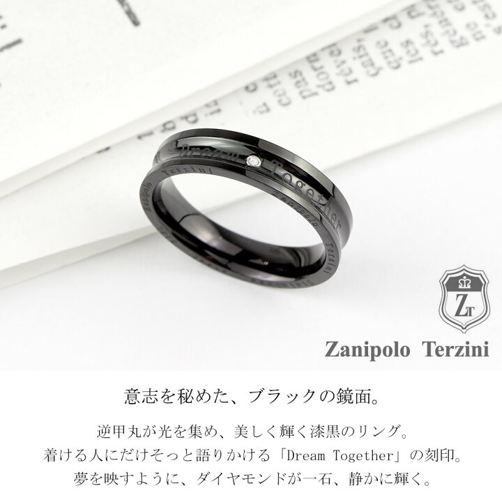 楽天市場】ザニポロタルツィーニ ダイヤモンド ブラック ステンレス 