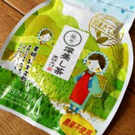 お茶壺 深蒸し茶100g袋入【荒茶】【静岡茶】【無農薬茶】【お試し】【送料無料】【メール便発送】【ワンコイン】【新茶販売中】【サンプルおまけ付】