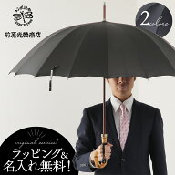 【名入れタグ無料】 傘 メンズ プレゼント ギフト 日本製 16本骨 紳士用 高級 前原光榮商店 NEW トラッド…