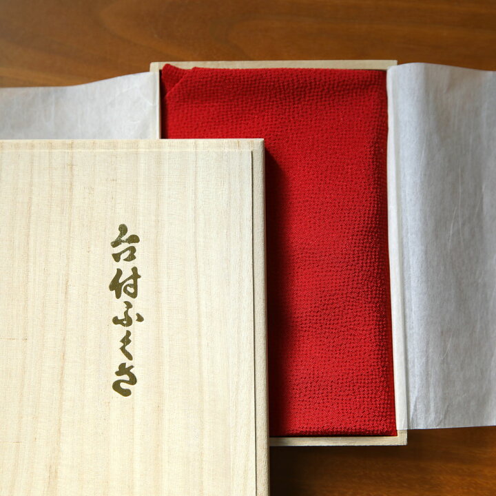 楽天市場】正絹ちりめん 台付き ふくさ 袱紗 木箱入り【京都 ぎん 