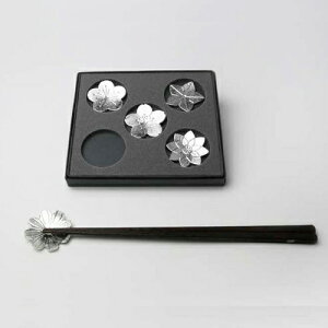 【メールマガジン希望ご選択で5%OFF!】 能作 箸置 - 花ばな 501716