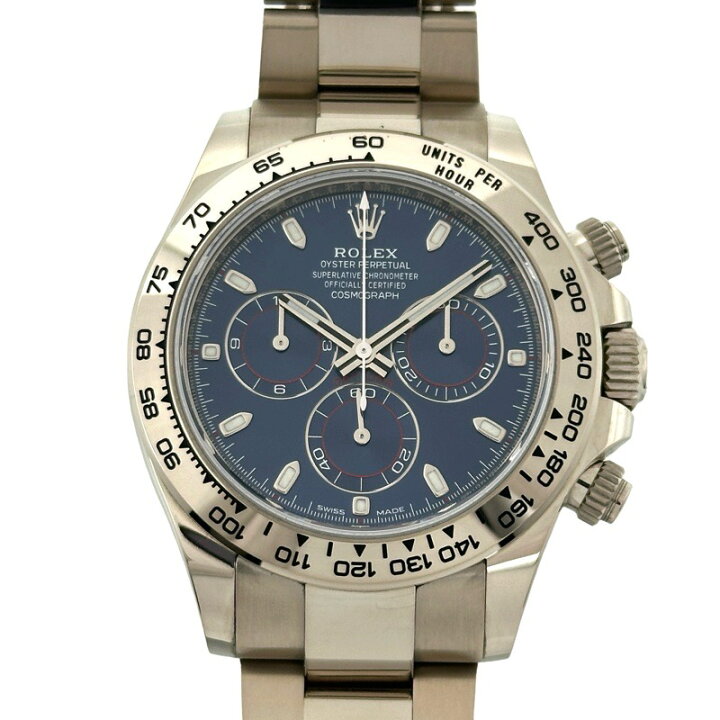 楽天市場】ROLEX ロレックス デイトナ 青文字盤 116509 腕時計 