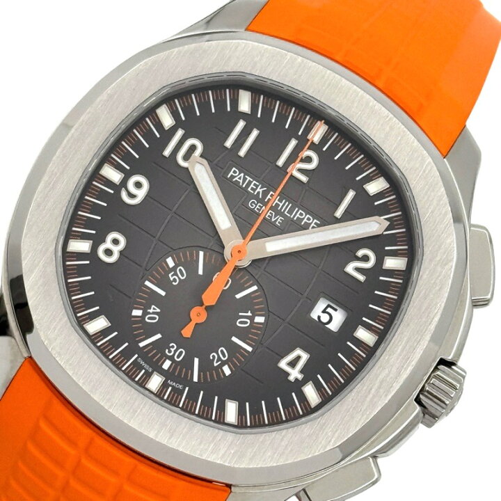 PATEK PHILIPPE パテックフィリップ アクアノート クロノグラフ 保証書2019年 5968A-001 腕時計 ステンレス 自動巻き ブラック文字盤 中古 メンズ 銀座アクシス Ginza Axis