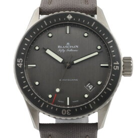 Blancpain ブランパン フィフティファゾムス　バチスカーフ 5000-1210-G52A 腕時計 チタン 自動巻き グレー文字盤 メンズ