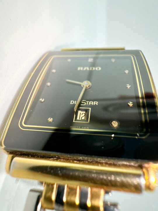 楽天市場】【卸価格!!】 RADO/ラドー ダイヤスター ゴールド/ブラック 