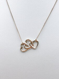 【卸価格!!】Tiffany&Co/ティファニー オープンハート トリプル 3連ハート ネックレス シルバー925 ジュエリー ワンポイントアクセサリー ヴィンテージ AUC001