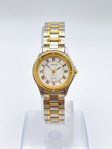 【卸価格!!】SEIKO/セイコー LUCENT/ルーセント レディース腕時計 クォーツ ゴールド/シルバー コンビカラー 4N21-0650 SH410