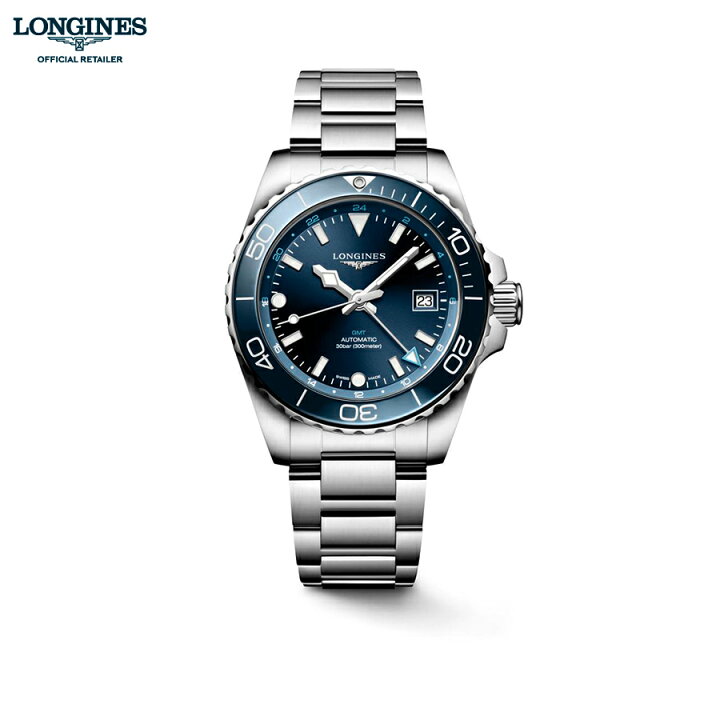 楽天市場】LONGINES ロンジン ハイドロコンクエスト GMT L3.790.4.96.6 