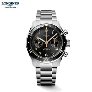 LONGINES �����W�� �X�s���b�g �t���C�o�b�N L3.821.4.53.6 �����Y �r���v �������� COSC�F��N���m���[�^�[ 42mm �b�w�����T��