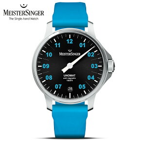 �}�C�X�^�[�W���K�[ �E�m�}�b�g �r���v 43mm ������ MeisterSinger Unomat UN902BLU �b �w�����T��