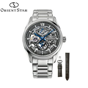 �y���w�����T���z�I���G���g�X�^�[ ORIENTSTAR �r���v �����Y �@�B�� �ւ��x���g�t M34 F8 �X�P���g�� �n���h���C���f�B���O RK-AZ0102N