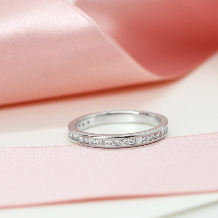 楽天市場】エタニティリング Pt900 プラチナ ／ ダイヤモンド 0.37ct 