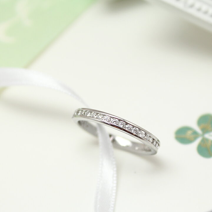楽天市場】エタニティリング Pt900 プラチナ ／ ダイヤモンド 0.37ct 