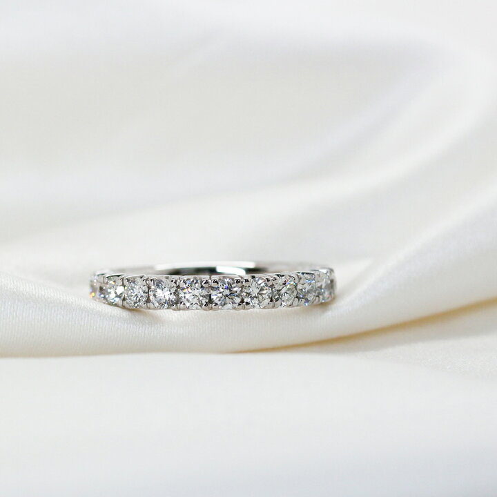 楽天市場】エタニティリング Pt900 プラチナ ／ ダイヤモンド 1.36ct 