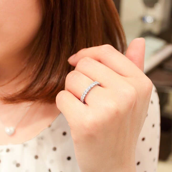 楽天市場】エタニティリング Pt900 プラチナ ／ ダイヤモンド 1.36ct 