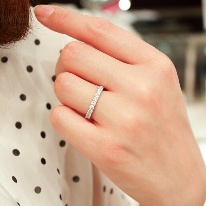 楽天市場】エタニティリング Pt900 プラチナ ／ ダイヤモンド 1.36ct  