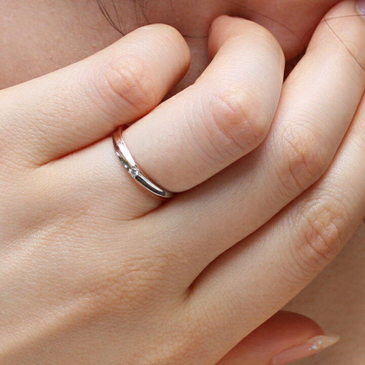 楽天市場】結婚指輪 ペア ダイヤモンド マリッジリング プラチナ Pt900 