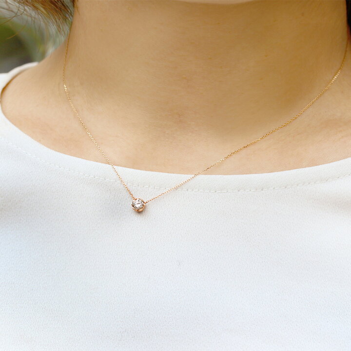 楽天市場】ネックレス ダイヤモンド 0.2ct 18金 ゴールド フラワー 