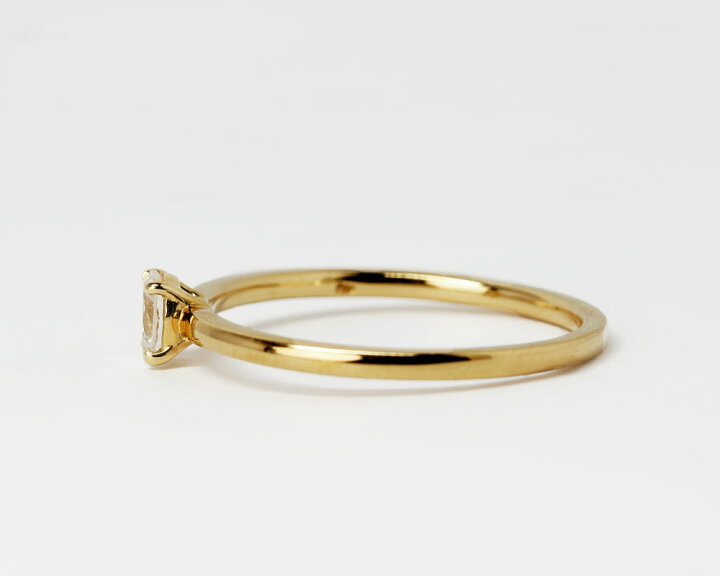 楽天市場】「オーバルカット」一粒 リング 天然 ダイヤモンド 0.170ct  