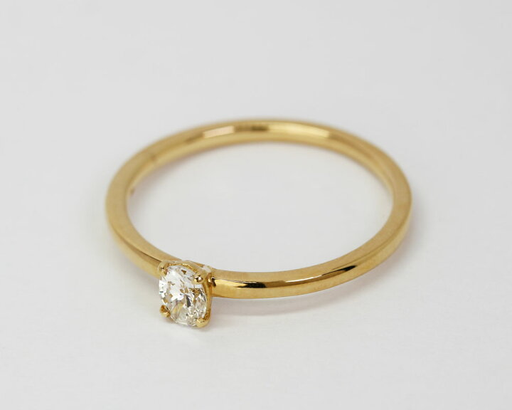 楽天市場】「オーバルカット」一粒 リング 天然 ダイヤモンド 0.170ct  