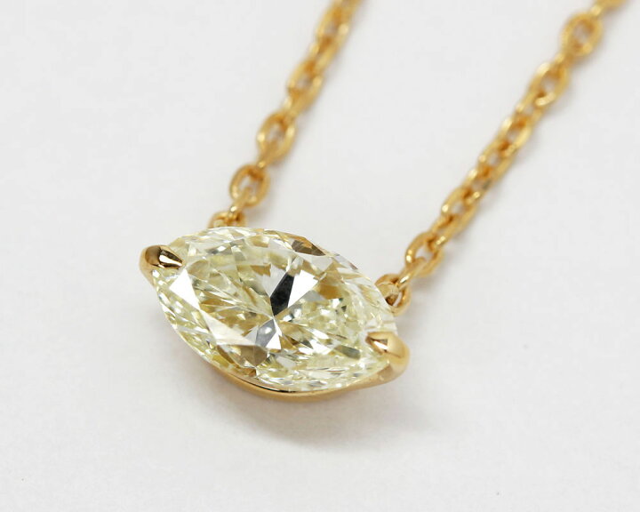 楽天市場】K18 マーキス カット 天然ダイヤモンド 0.328ct【M/VS-2 