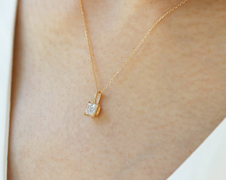 楽天市場】K18 プリンセスカット 天然ダイヤモンド 0.333ct【E/VS-1 