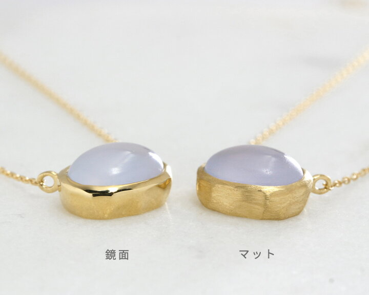 楽天市場】【スペシャル価格】K18 カボション ロシェ ネックレス 