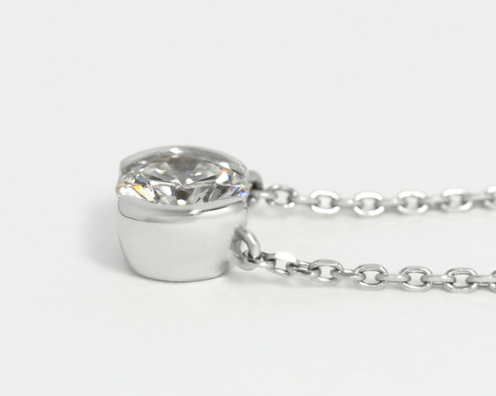 楽天市場】「イデアル」一粒 ネックレス 天然ダイヤモンド 0.312ct【E 