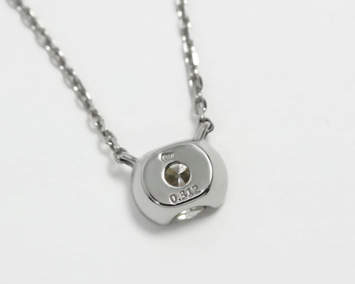 楽天市場】「イデアル」一粒 ネックレス 天然ダイヤモンド 0.312ct【E 