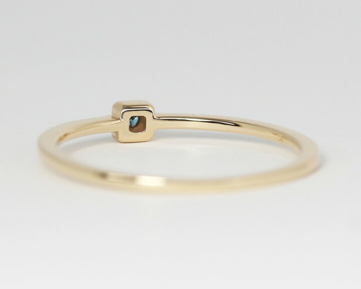 楽天市場】1粒 リング ブルー ダイヤモンド 0.015ct トリートメント 