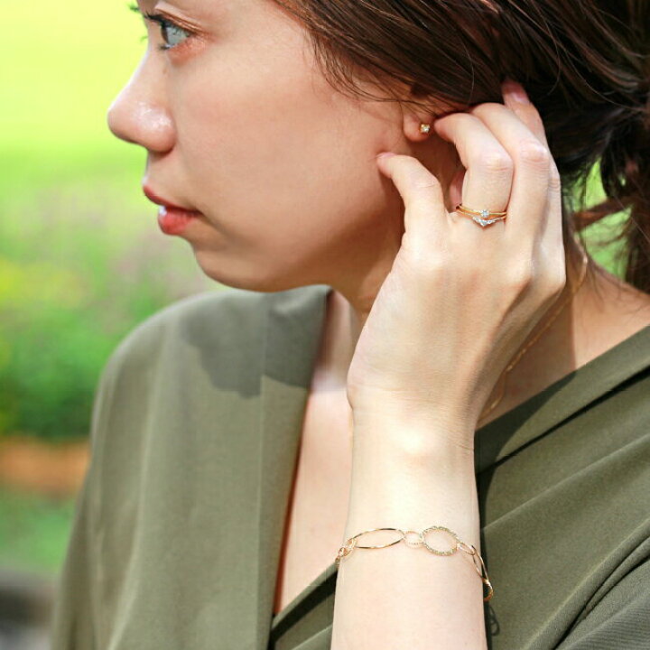 楽天市場】K18 デザインチェーン 地金ブレスレット 全長18cm  