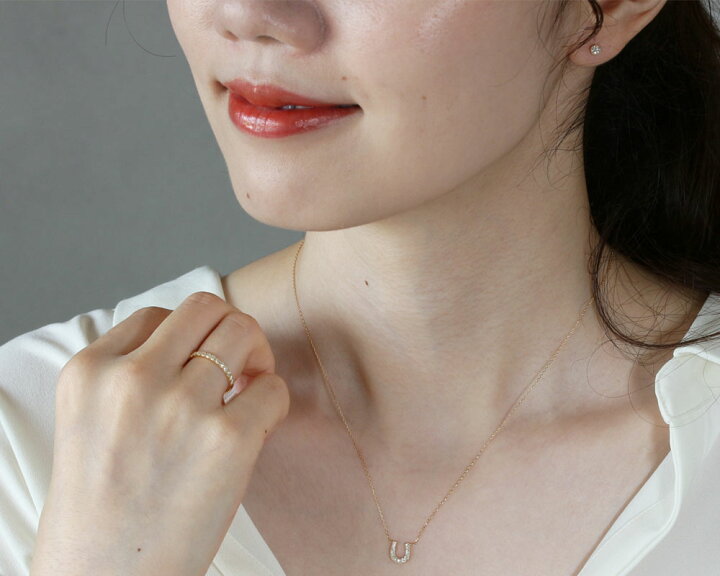 楽天市場】K18 K10 天然ダイヤモンド 計0.25ct ハーフエタニティ  