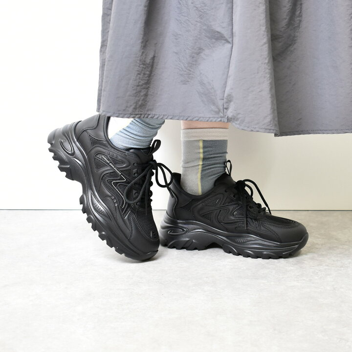 楽天市場】オールブラック ALL BLACK レディス スニーカー メッシュ 