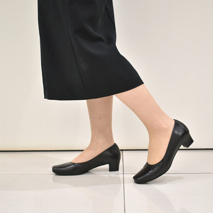 楽天市場】☆12/1は自店P×5倍☆ パンプス ベーシック スクエアトゥ 