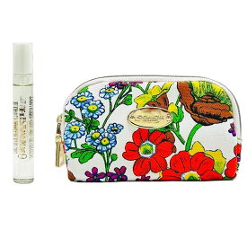 【5%OFFクーポン 5月21日(木)09：59迄】コーチ COACH ミニチュア コーチ ラブ オードパルファム EDP SP 7.5ml ポーチ付き セット トラベルスプレー 香水