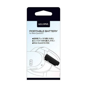 yő2000~OFFN[|24()01:59zALLONE A[ Meta Quest3pPortable Battery ALLONE ALG-MQ3PBBK