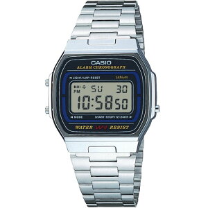 【最大2000円OFFクーポン27日(月)09:59迄】カシオ CASIO 腕時計 カシオ コレクション A164WA-1QJH メンズ シルバー 旧製品名A164WA-1