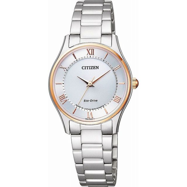 [シチズン]CITIZEN 腕時計 Citizen Collection シチズンコレクション シンプルアジャスト エコ・ドライブ 薄型ペア EM0404-51A レディース 79％以上節約