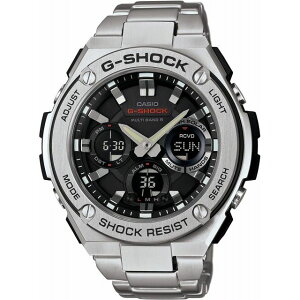 �y5%OFF�N�[�|�� 5��21��(��)09�F59���z[�J�V�I]CASIO �r���v G-SHOCK �E�H�b�` �W�[�V���b�N G-STEEL ���E6�Ǔd�g�Ή� �\�[���[ GST-W110D-1AJF �����Y