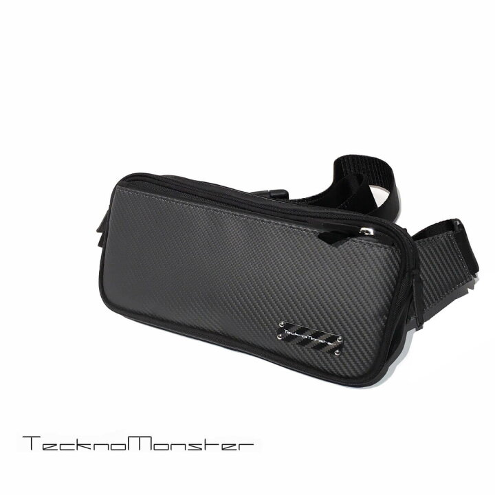 楽天市場 Tecknomonster テクノモンスター ボディバッグ バムバッグ ブランド メンズ レディース ソフトカーボンファイバー アルカンターラ イタリア製 銀座 Hiko