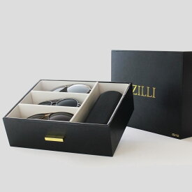 ZILLI (ジリー)3個セット サングラス チタン メンズ 紳士服 おしゃれ ブランド 高級 フランス イタリア ギフト プレゼント