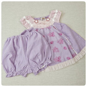 【2025サマーSALE!50%OFF】【ミルキースーツ】 2025春夏 スーリー #153613 いちご刺繍ミルキースーツ いちご イチゴ 苺 女の子 春夏物 人気アイテム ベビー チュニックセット ブルマセット ギフ