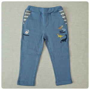 【ウィンターSALE30%OFF】【ロングパンツ】クレードスコープ kladskap #5343110 恐竜接結ロング丈ストレートパンツ 恐竜パンツ 秋冬物 パンツ男の子 男の子パンツ ベビー用パンツ キッズ用パンツ