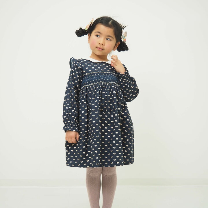 楽天市場】【ワンピース】nino ニノ #01005 長袖ワンピース ミニリボン  