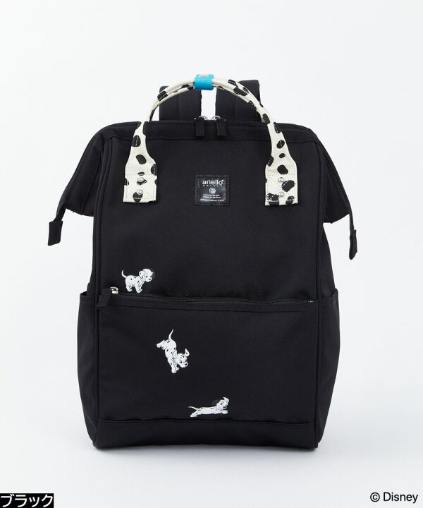 楽天市場 Disney Collection 21 Dgi S005 ディズニー Anellogrande 口金リュック R ブラック 101匹わんちゃん ダルメシアン アネログランデ 旅行用 トラベル用 銀座カレン