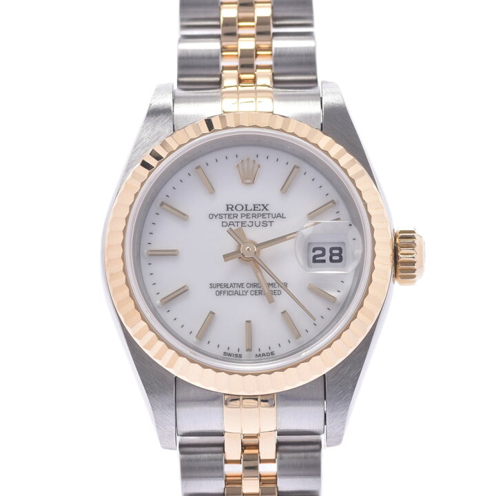 楽天市場】ROLEX ロレックス デイトジャスト 79173 レディース YG/SS  