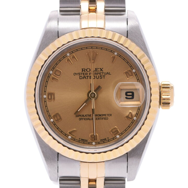 楽天市場】ROLEX ロレックス デイトジャスト 69173 レディース YG/SS  