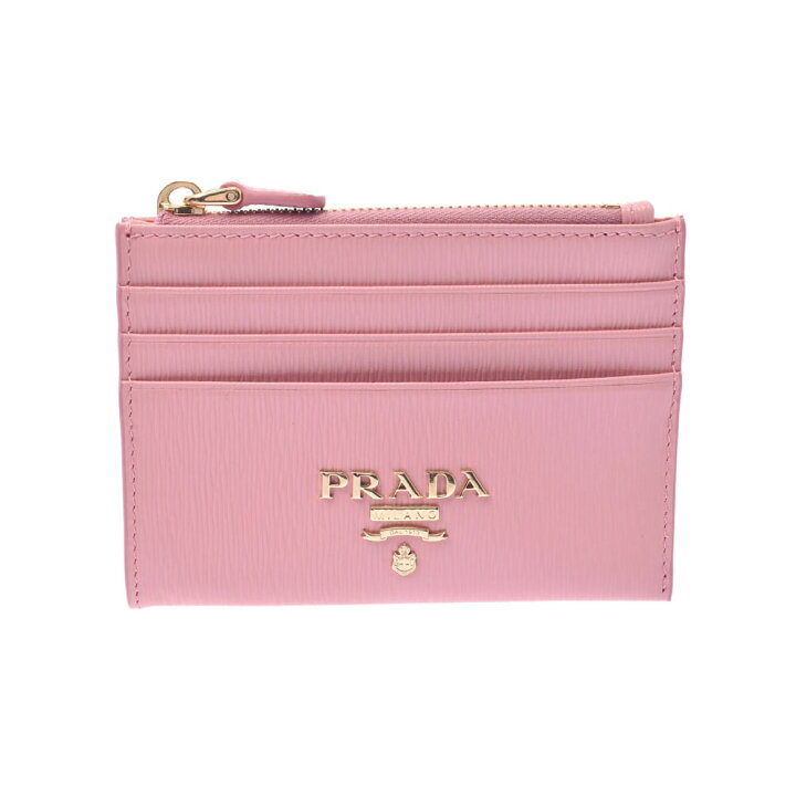 楽天市場】PRADA プラダ カードケース パスケース アウトレット ピンク  
