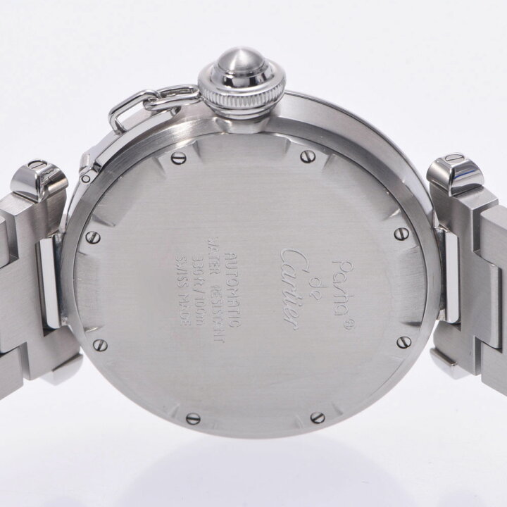 カルティエ パシャC 34mm W31024M7 ボーイズ 腕時計【Aランク】【中古  